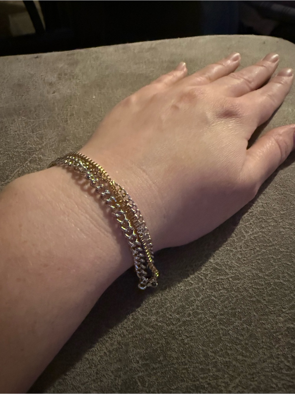 Classic Two-Tone Link Bracelet - Women's Jewelry